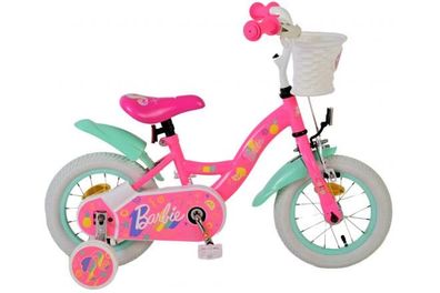 Barbie Kinderfahrrad - Mädchen - 12 Zoll - Rosa