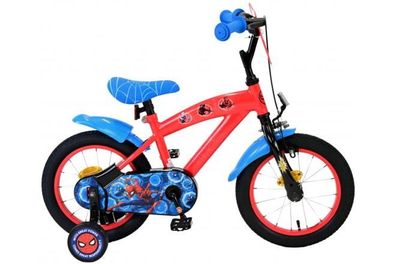 Marvel Spider-Man Kinderfahrrad - Jungen - 14 Zoll - Rot/Blau