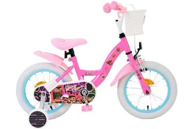 LOL Surprse Kinderfahrrad - Mädchen - 14 Zoll - Rosa