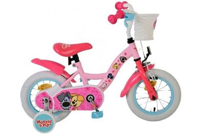 Woezel & Pip Kinderfahrrad - Mädchen - 12 Zoll - Rosa