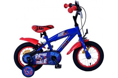 Sonic Prime Kinderfahrrad - Jungen - 12 Zoll - Blau Rot - Zweihandbremsen