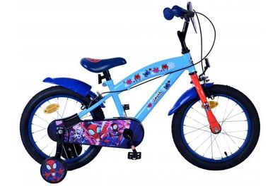 Spidey Kinderfahrrad - Jungen - 16 Zoll - Blau - Zweihandbremsen