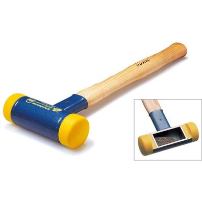 Wiha Premium Schonhammer rückschlagfrei mit Hickory Holzstiel 40mm