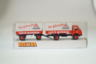 1:87 Brekina 43202 Wir fahren für Lloyd-Motoren, neu