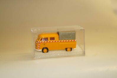 selten! 1:87 Brekina Somo VW T1 Doka Pritsche/Plane Hamburger Hochbahn, neuw./ovp/lim