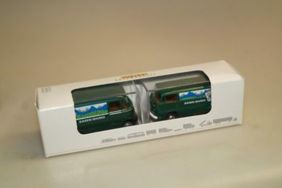 1:87 Brekina 205200197 2er Set Bärenmarke MB L319/VW T2, neuw./ovp