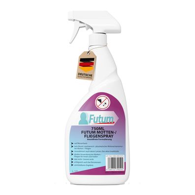 FUTUM 750ml Mottenspray / Fliegenspray Motten bekämpfen Fliegen Abwehr