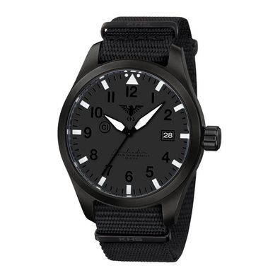 KHS - KHS. Airbsxt. NB - Armbanduhr - Airleader Black Steel XTAC - Herren