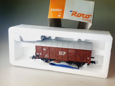 h0 Roco 56060 Güterwagen GEP DB, neu/ovp