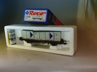 h0 Roco 47098 Containerwagen SNCF, neu/ovp