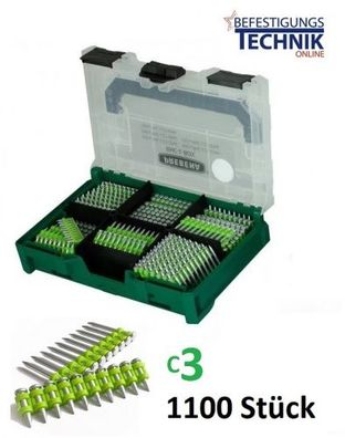 Betonnägel Prebena RHC-L-BOX ohne Gas passend für Bosch GNB TRAK-IT40A Freeman LD40-C