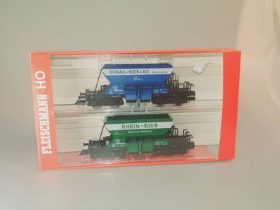 H0 Fleischmann 80 5525 Selbstentladewagen-Set, neuw./ovp