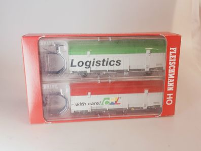 H0 Fleischmann 5960K Autotransportwagen-Set, neuw./ovp