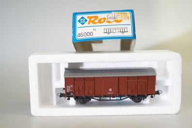 h0 Roco 46000.3 Ged. Güterwagen FS, top/ovp