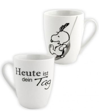 Peanuts Tasse Snoopy Heute ist dein Tag ! Keramik Kaffee Tee