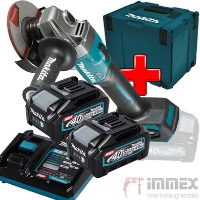 Makita Akku-Winkelschleifer 40V GA008GM201