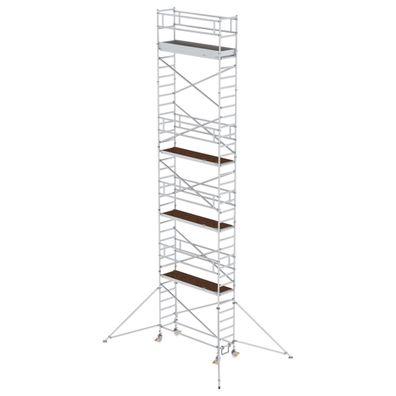 MUNK Aluminium-Rollgeruest mit Ausleger 2,45x0,75m Plattform 11,51m AH