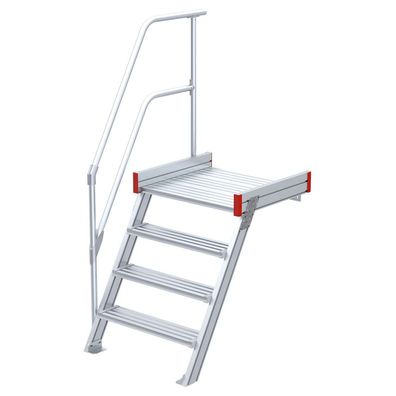 Euroline 511 Podesttreppe 60EUR 800mm Stufenbreite 4 Stufen