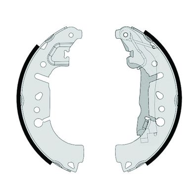 Brembo Bremsbackensatz Lockeed für Fiat 500L Fiat Tipo EGEA 77367099