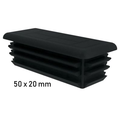 MUNK Holm-Abdeckkappe fuer FlexxWork Verbindungsstrebe und Plattform 50x20mm 2 Stuec