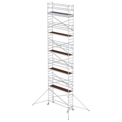 MUNK Aluminium-Rollgeruest mit Ausleger 3,00x0,75m Plattform 12,35m AH