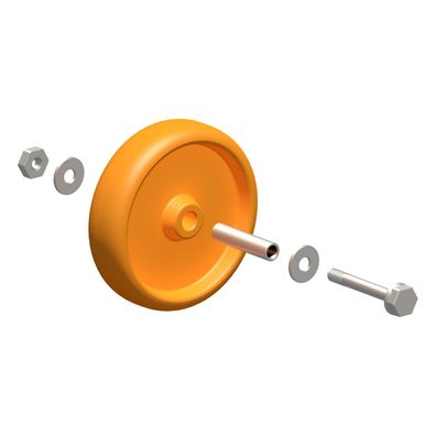 Layher Rad inklusive Achse 150mm fuer LR 400