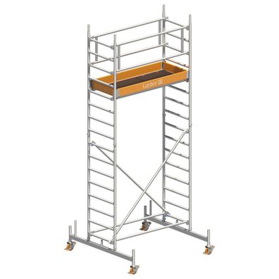 Layher Rollgeruest Uni LeichtStandard-Aufbau 5,26m AH