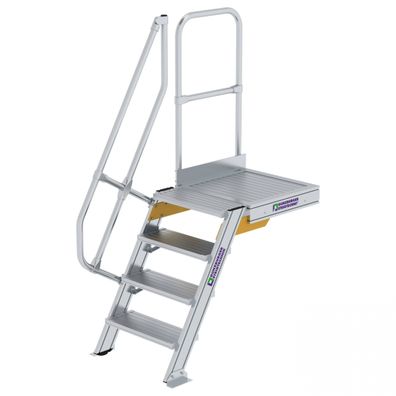 MUNK Treppe mit Plattform 60EUR inkl. einen Handlauf, 600mm Stufenbreite, 4 Stufen