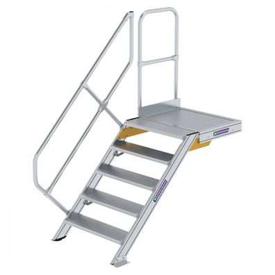 MUNK Treppe mit Plattform 45EUR inkl. einen Handlauf, 800mm Stufenbreite, 5 Stufen