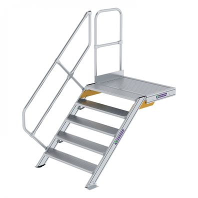 MUNK Treppe mit Plattform 45EUR inkl. einen Handlauf, 1000mm Stufenbreite, 5 Stufen