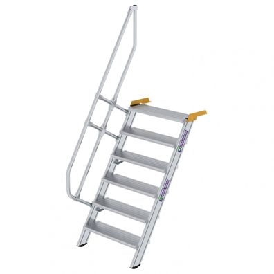 MUNK Treppe 60EUR inkl. einen Handlauf, 800mm Stufenbreite, 6 Stufen