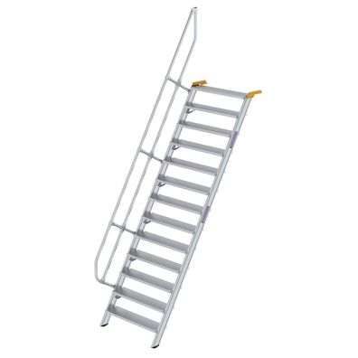 MUNK Treppe 60EUR inkl. einen Handlauf, 1000mm Stufenbreite, 13 Stufen