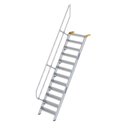 MUNK Treppe 60EUR inkl. einen Handlauf, 800mm Stufenbreite, 12 Stufen