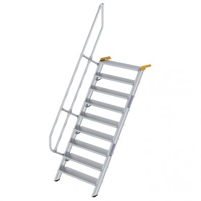 MUNK Treppe 60EUR inkl. einen Handlauf, 1000mm Stufenbreite, 9 Stufen