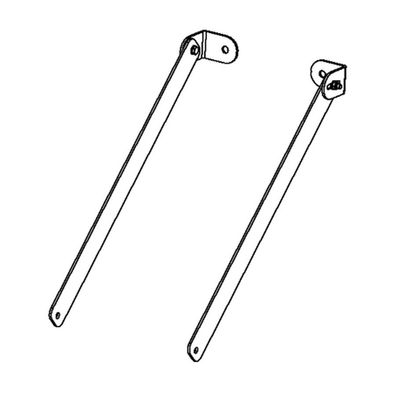 Zuganker-Set fuer Leiterntyp 9623 und 9624 aus verzinktem Stahl, 40x20mm Holmmas