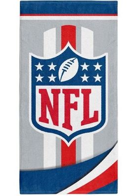 NFL Shield Strandtuch/Beachtowel Extreme American Football NFL Weiß-75x150cm