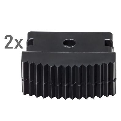 Euroline Leiterfus Alu-Vario-Klappleiter innen Paar 63x25 mm