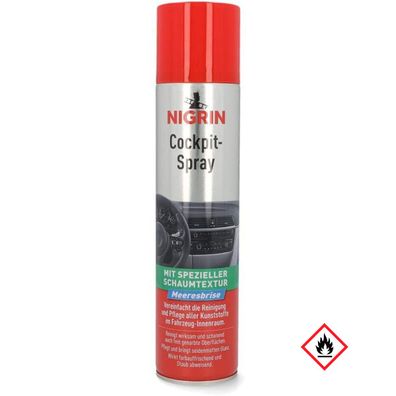 NIGRIN Cockpitspray Meeresbrise fuer Fahrzeiginnenraum 400ml