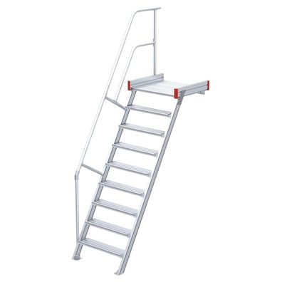 Euroline 511 Podesttreppe 60EUR 600mm Stufenbreite 9 Stufen