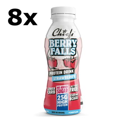 7,70 €/ L | Chiefs Milk Protein Drink Berry Falls 8x 330 ml inkl. Einweg Pfand