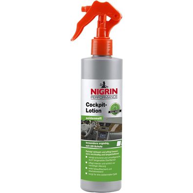 Nigrin Performance Cockpit Lotion ohne Rückstende Sprühflasche 300 ml