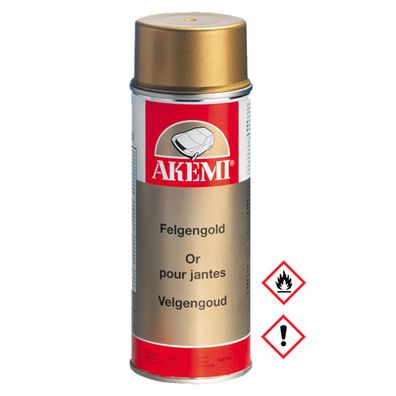 Akemi Felgengold hochwertiger Speziallack vergilbungsfrei 400ml