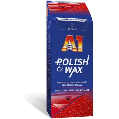 Dr. Wack A1 Polish und Wax Witterungs und Umwelteinflüssen 500ml