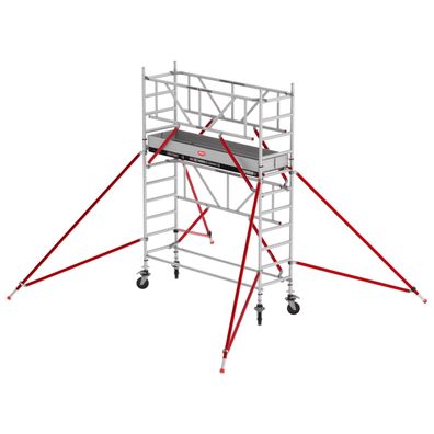 Altrex Fahrgeruest RS Tower 51-S Safe-Quick Aluminium mit Holz-Plattform 4,20m AH 0,