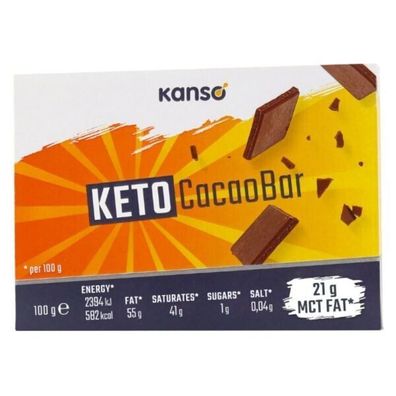 119,00 €/ kg | Kanso Keto CacaoBar 100g