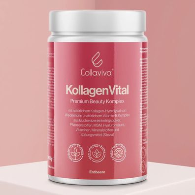 139,98 €/ kg | Collaviva KollagenVital Erdbeere- Premium Beauty Komplex 400g