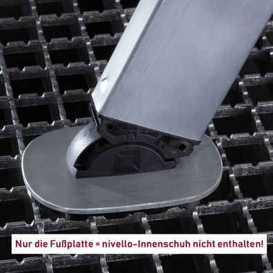 MUNK nivello 2019 Fusplatte Gitterrost 2 Stueck