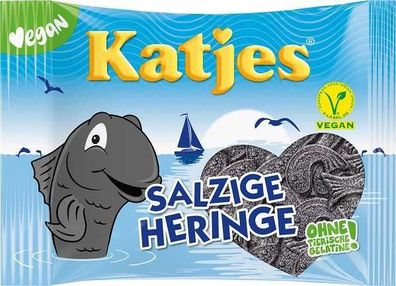 Katjes® 5916264003 Lakritz Salzige Heringe 175g vegan