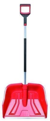 Schneeräumer Schneeschieber Alutube 55cm rot stark Schaufeln Snower