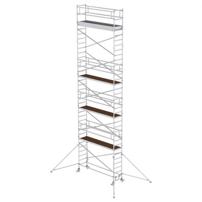 MUNK Aluminium-Rollgeruest mit Ausleger 3,00x0,75m Plattform 11,51m AH